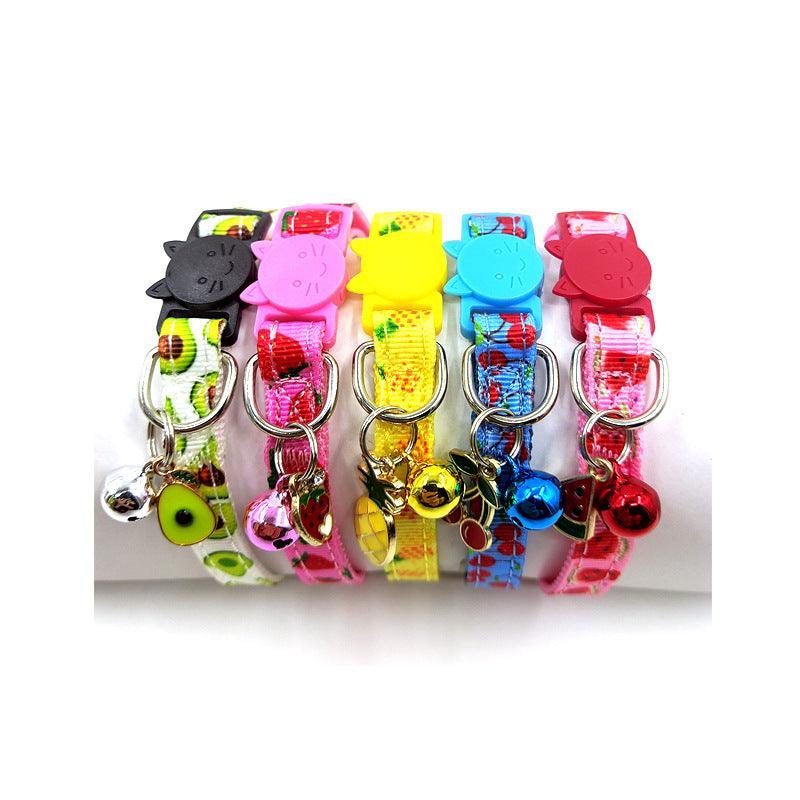 Playful Paws Print Cat Collar