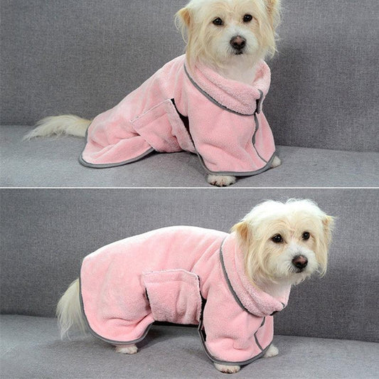 Quick-Drying Pet Absorbent Towel Dog Bathrobe Pet Dog Bath Towel For Dogs Cats Microfiber Absorbent Pet Drying Towel Pet Supplies
