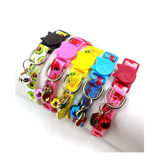 Playful Paws Print Cat Collar