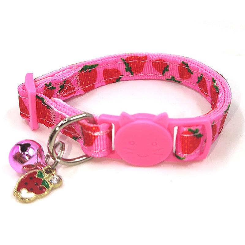 Playful Paws Print Cat Collar