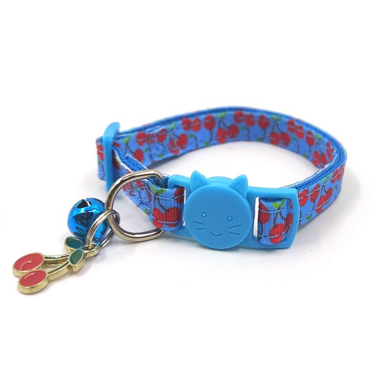 Playful Paws Print Cat Collar